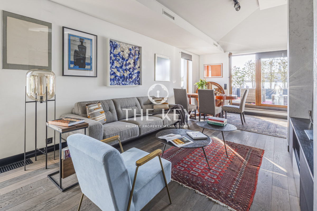 Nowoczesny apartament z tarasem Augustówka